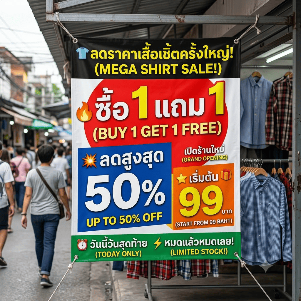 ป้ายไวนิล