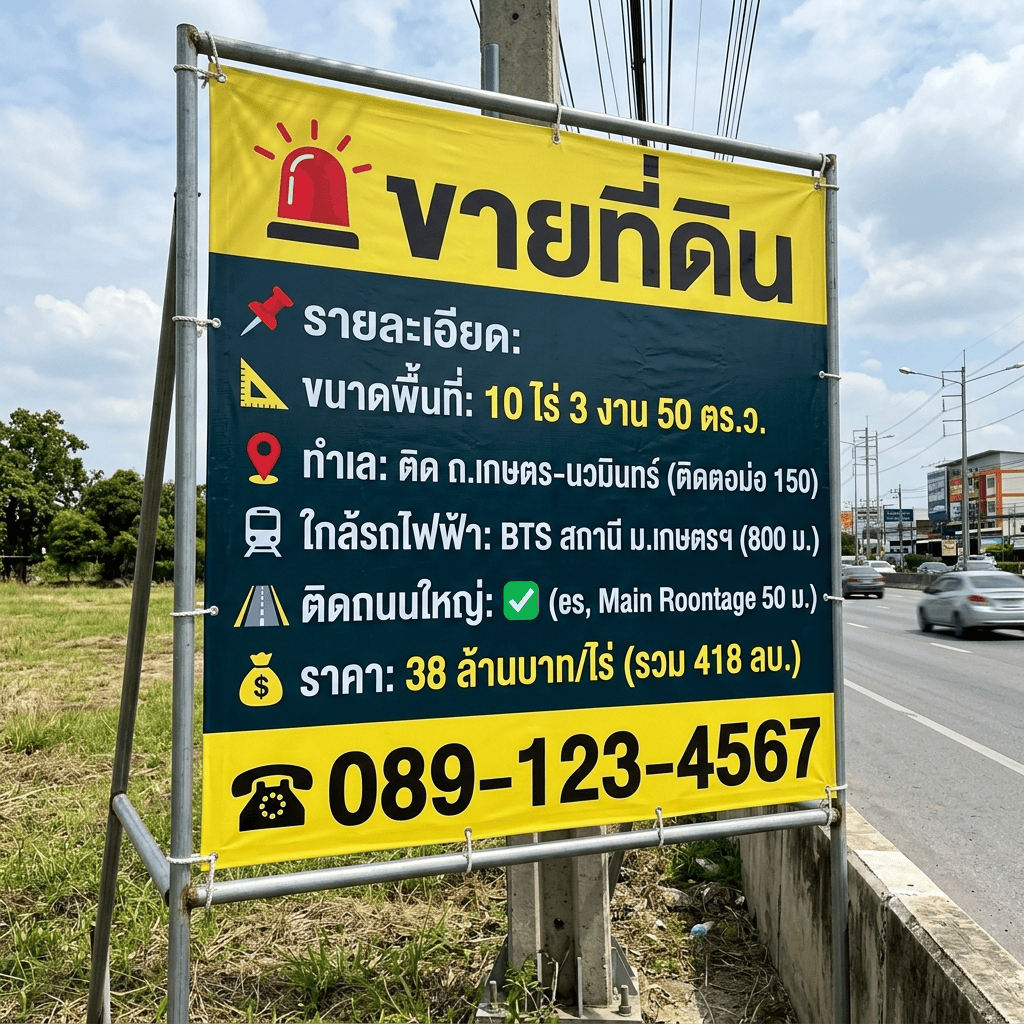 ป้ายไวนิล